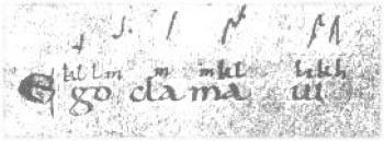 Incipit - Ego clamavi - H 159, f°41r