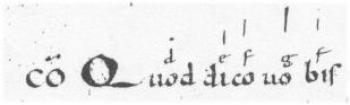 incipit, Quod dico - H159, f°32V